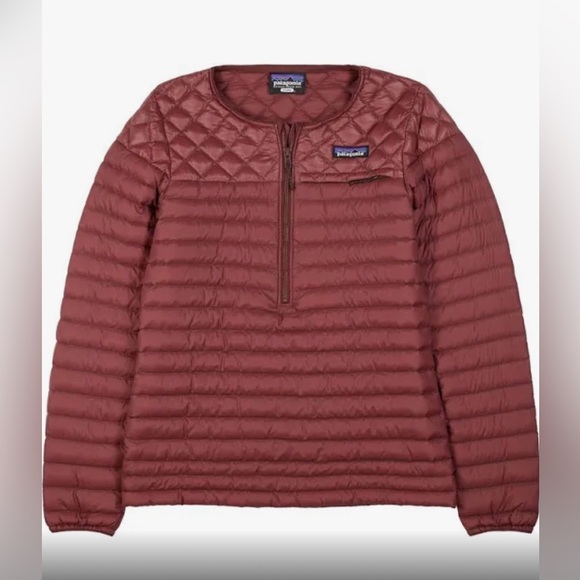 Patagonia Jackets & Blazers - NWOT $249 Patagonia Women’s AlpLight Down Pullover, Dark Ruby - XS